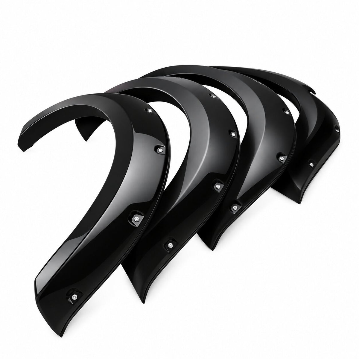 Fender Flares for Ford Ranger T6/T7/T8 (2012–2022) — 4-Piece Set — Gloss Black