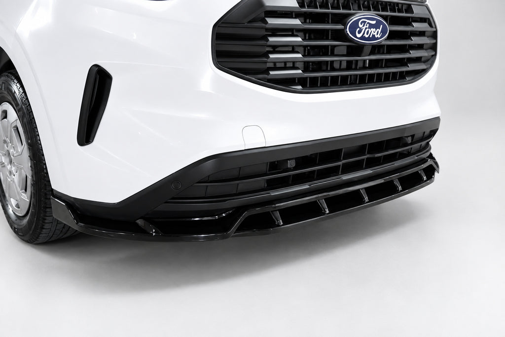 Front Splitter for Ford Transit Custom MK2 — 2023+ Gloss Black