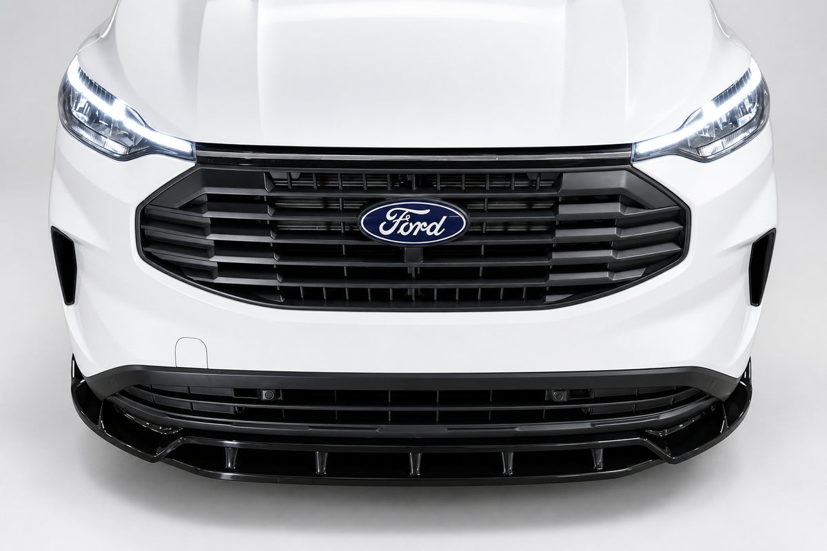 Front Splitter for Ford Transit Custom MK2 — 2023+ Gloss Black