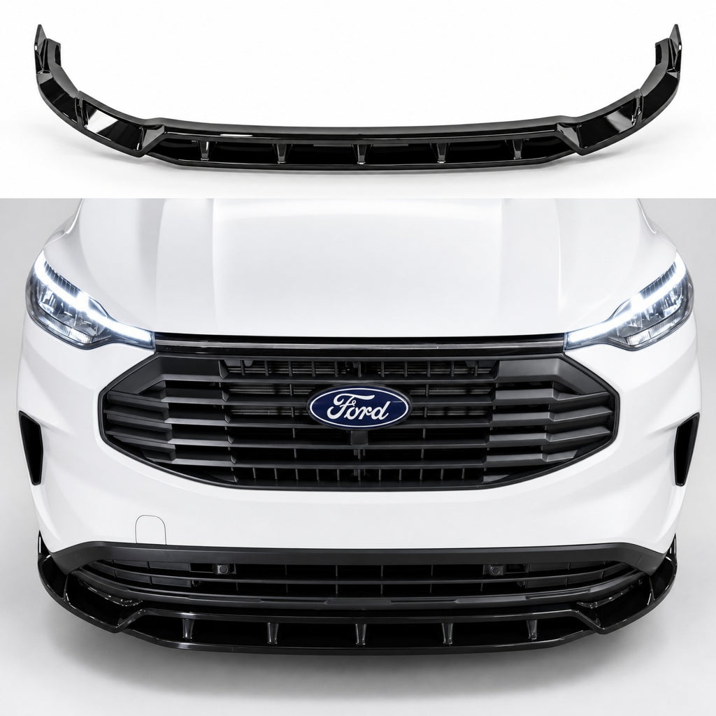 Front Splitter for Ford Transit Custom MK2 — 2023+ Gloss Black