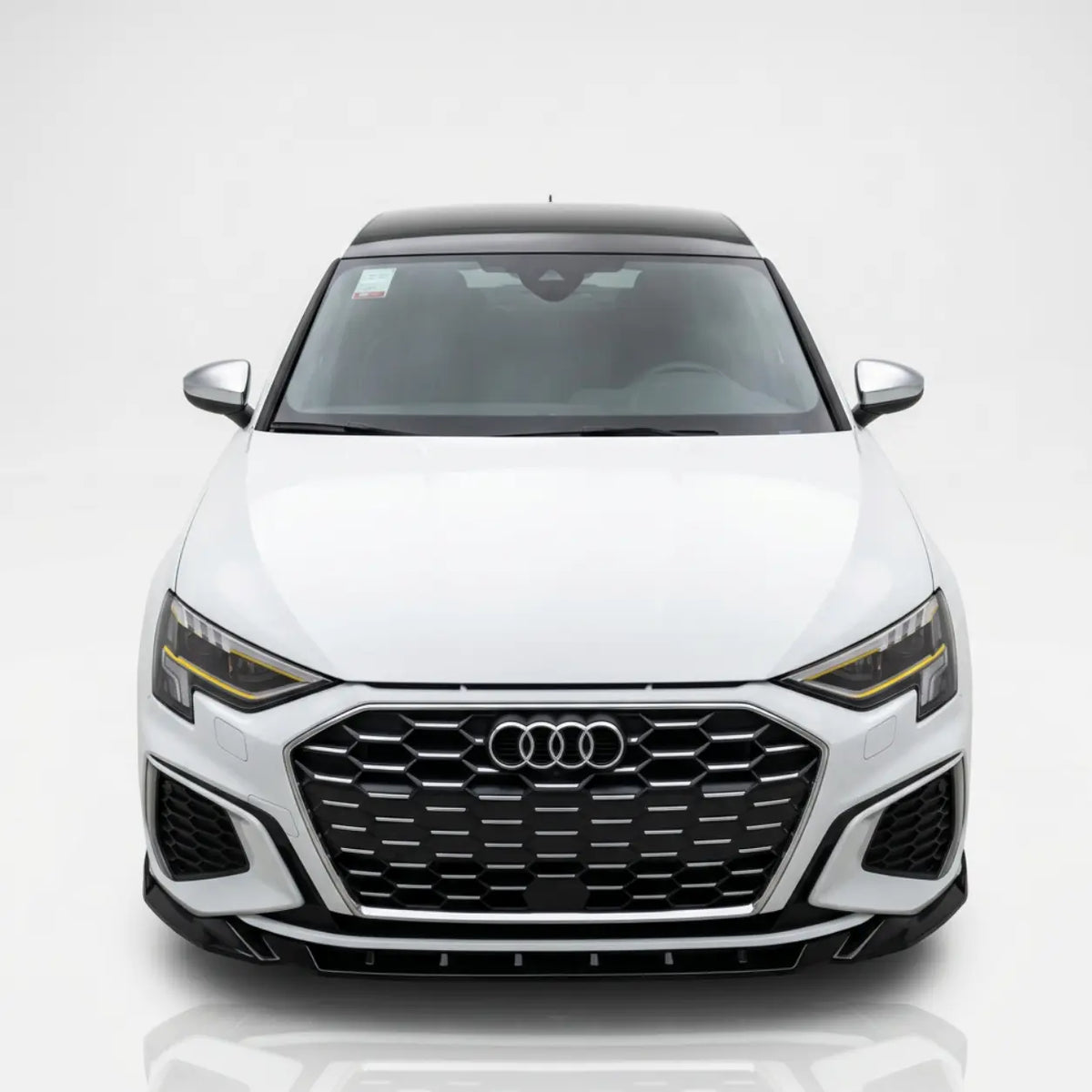 Audi A3 & S3 Front Splitter — S-Line Sedan 8Y (2020–2024) Gloss Black