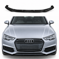 Audi A4 S-Line & S4 B9 Front Splitter — 2015–2019 Gloss Black