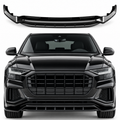 Audi Q8 S-Line & SQ8 Front Splitter — Mk1 2018–2023 Gloss Black