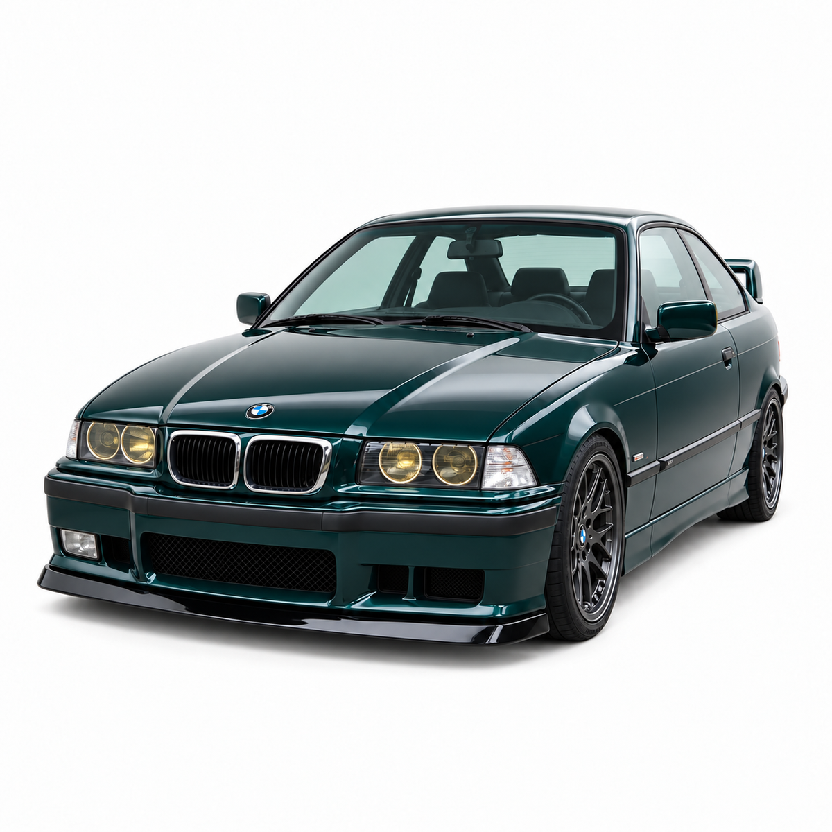 BMW M3 E36 Front Splitter — 1992–1999 Gloss Black