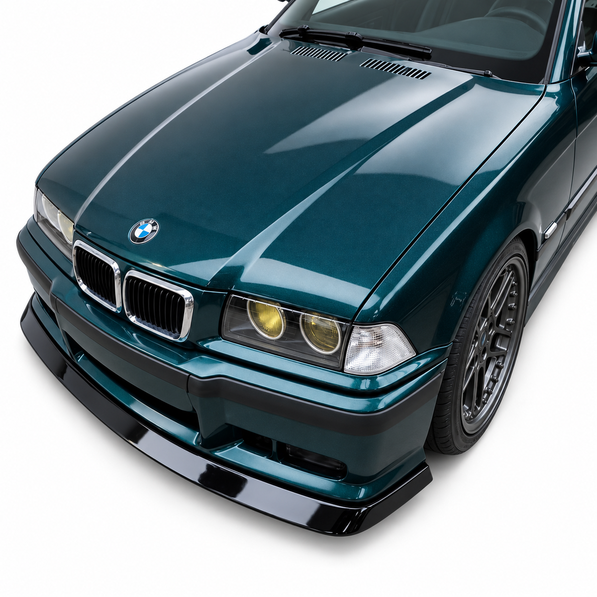 BMW M3 E36 Front Splitter — 1992–1999 Gloss Black