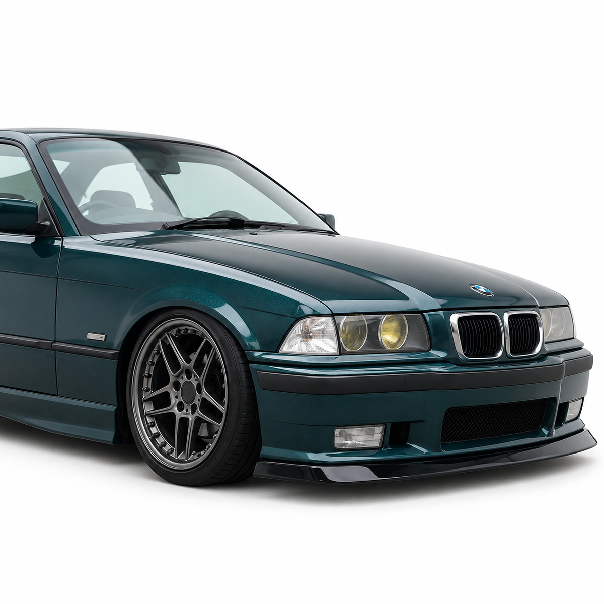 BMW M3 E36 Front Splitter — 1992–1999 Gloss Black