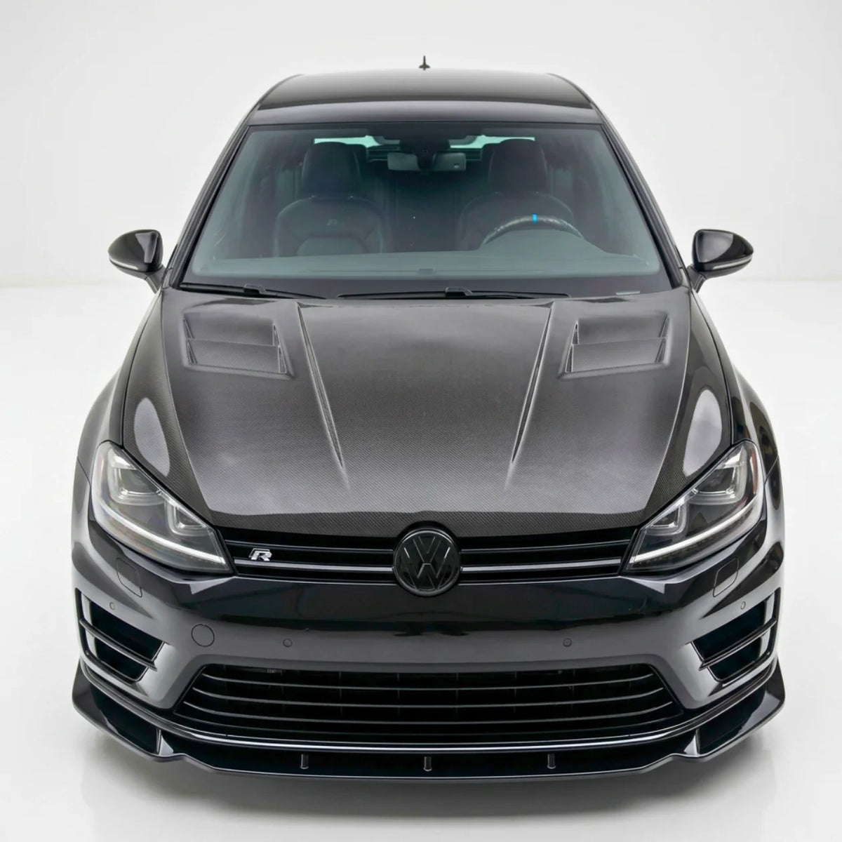Front Splitter for Volkswagen Golf MK7 R (2013–2016) — Gloss Black