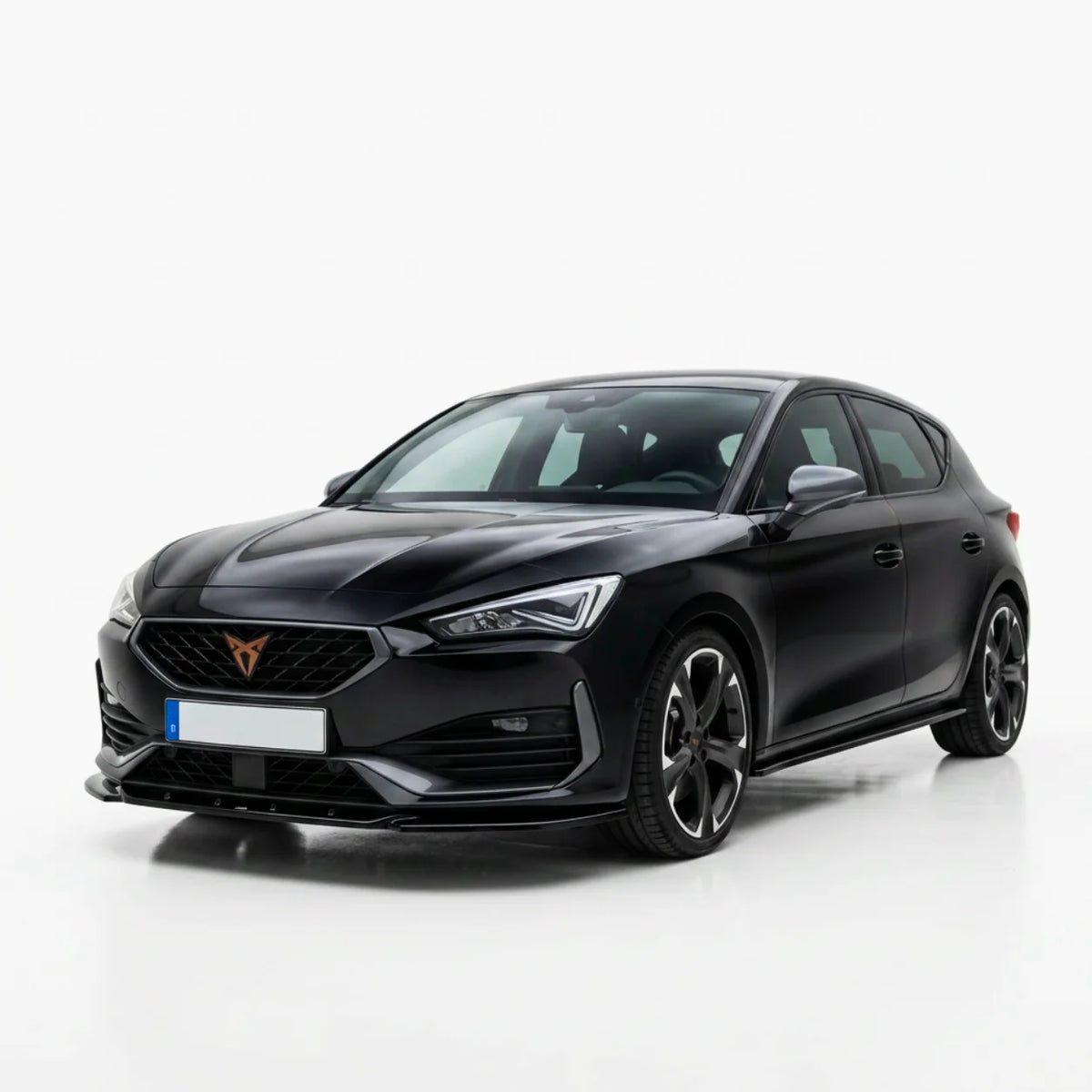 Front Splitter for CUPRA Leon (2020–2024) — Gloss Black