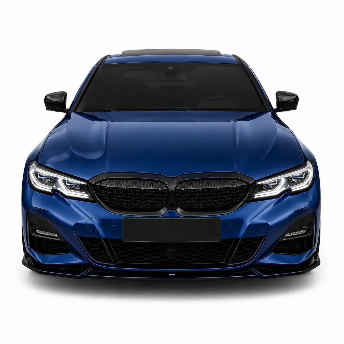 Front Splitter for BMW 3 Series G20-G21 M-Sport (2018–2022) — Gloss Black