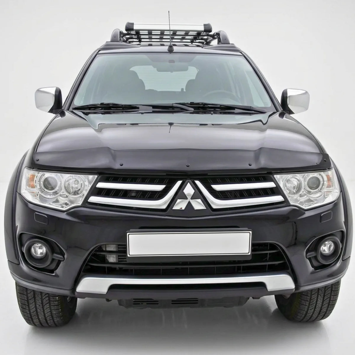 Mitsubishi L200 Triton Bonnet Protector — Series 4 2007–2014 Gloss Black