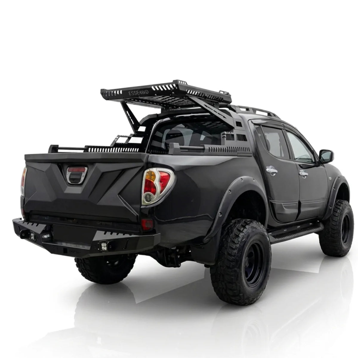 Mitsubishi L200 Triton Tailgate Cover — Series 4 (2010–2014) Matte Black