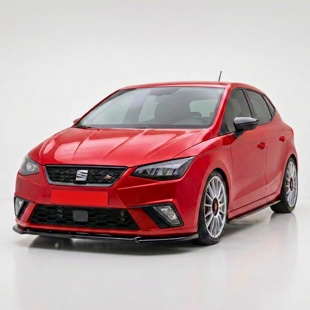 Seat Ibiza MK5 Front Splitter — 2017–2021 Gloss Black