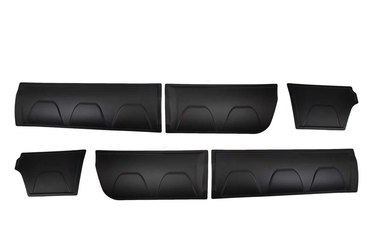 VW Amarok Body Cladding (6pcs) — MK1 2010–2022 Matte Black