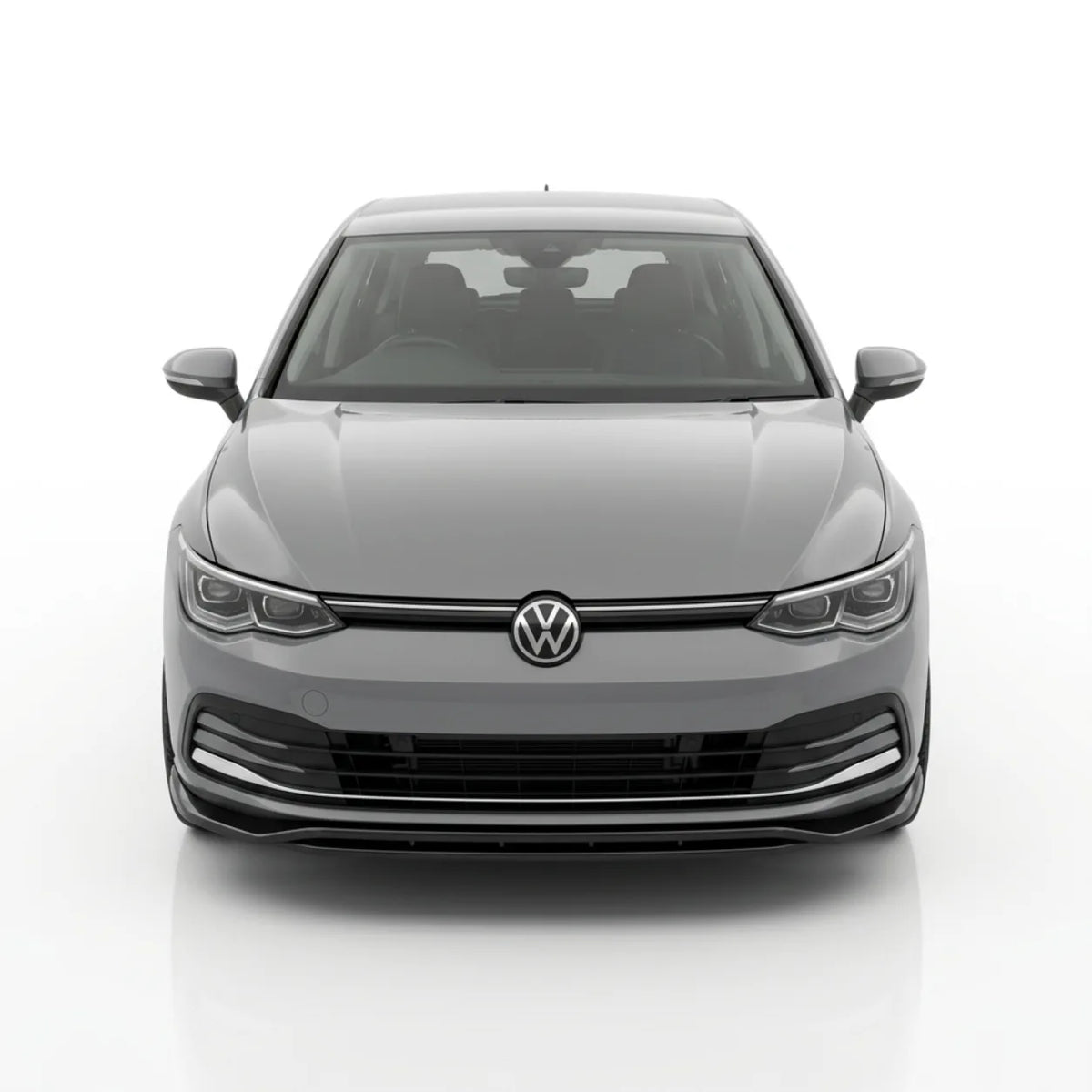 VW Golf Mk8 Front Splitter — 2020–2024 Gloss Black