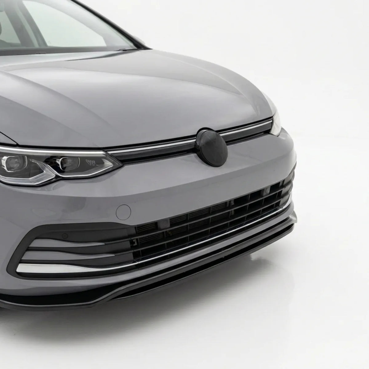 VW Golf Mk8 Front Splitter — 2020–2024 Gloss Black
