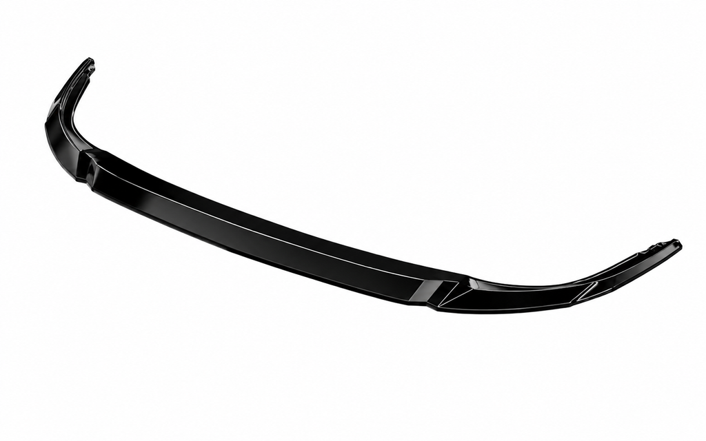VW Golf Mk8 GTI, GTD, GTE & R-Line Front Splitter V2 — 2020–2024 Gloss Black