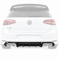 VW Golf R Mk7 Rear Valance (Diffuser) — 2013–2016 Gloss Black