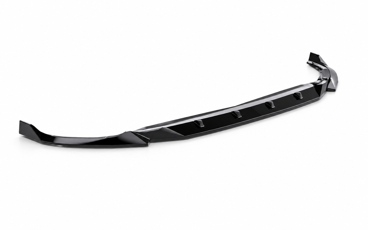 VW Golf R Mk8 Front Splitter — 2020–2024 Gloss Black