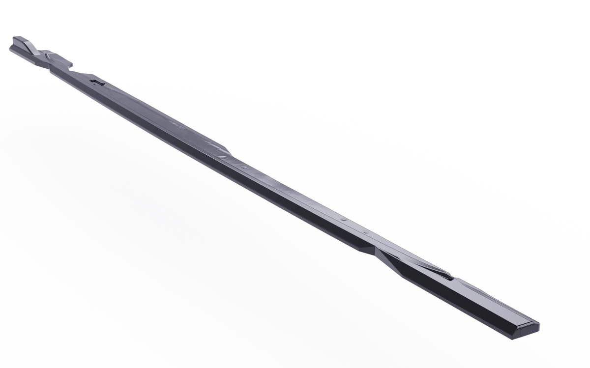 VW Golf R Side Skirts (2pcs) — Mk8 2020–2024 Gloss Black