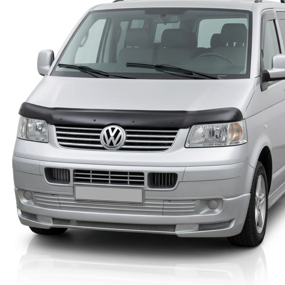VW Transporter T5 Bonnet Protector — 2003–2009 Gloss Black