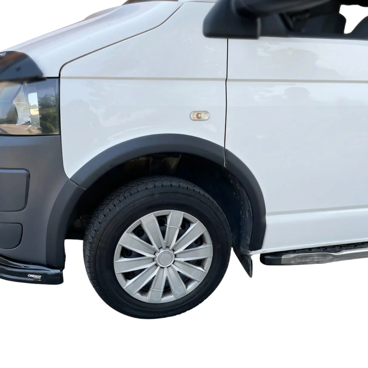 VW Transporter T5 & T5.1 Wheel Arch Trims (10pcs) — SWB & LWB 2003–2015 Matte Black